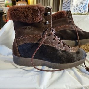 Tecnica Leather Fur Boots